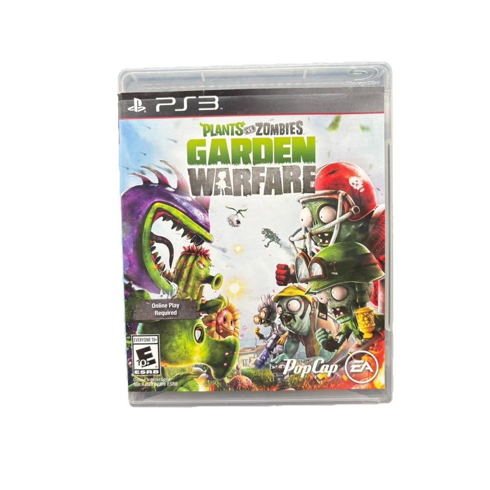 Plants‎ vs Zombies Garden Warfare PS3 Complete No Manual Excellent Disc
